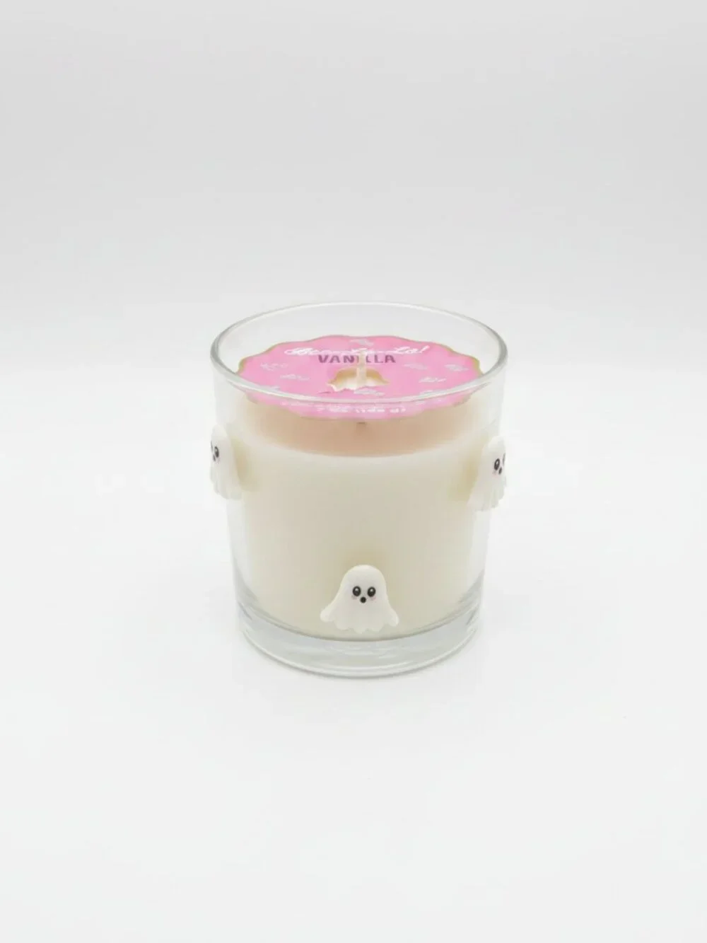 Boo‑La‑La Vanilla Scented Candle • Cute Ghost • 7 oz